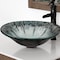 Novatto CREDERE Artsy Glass Vessel Bath Sink NOHP-G19012 - alternate 3